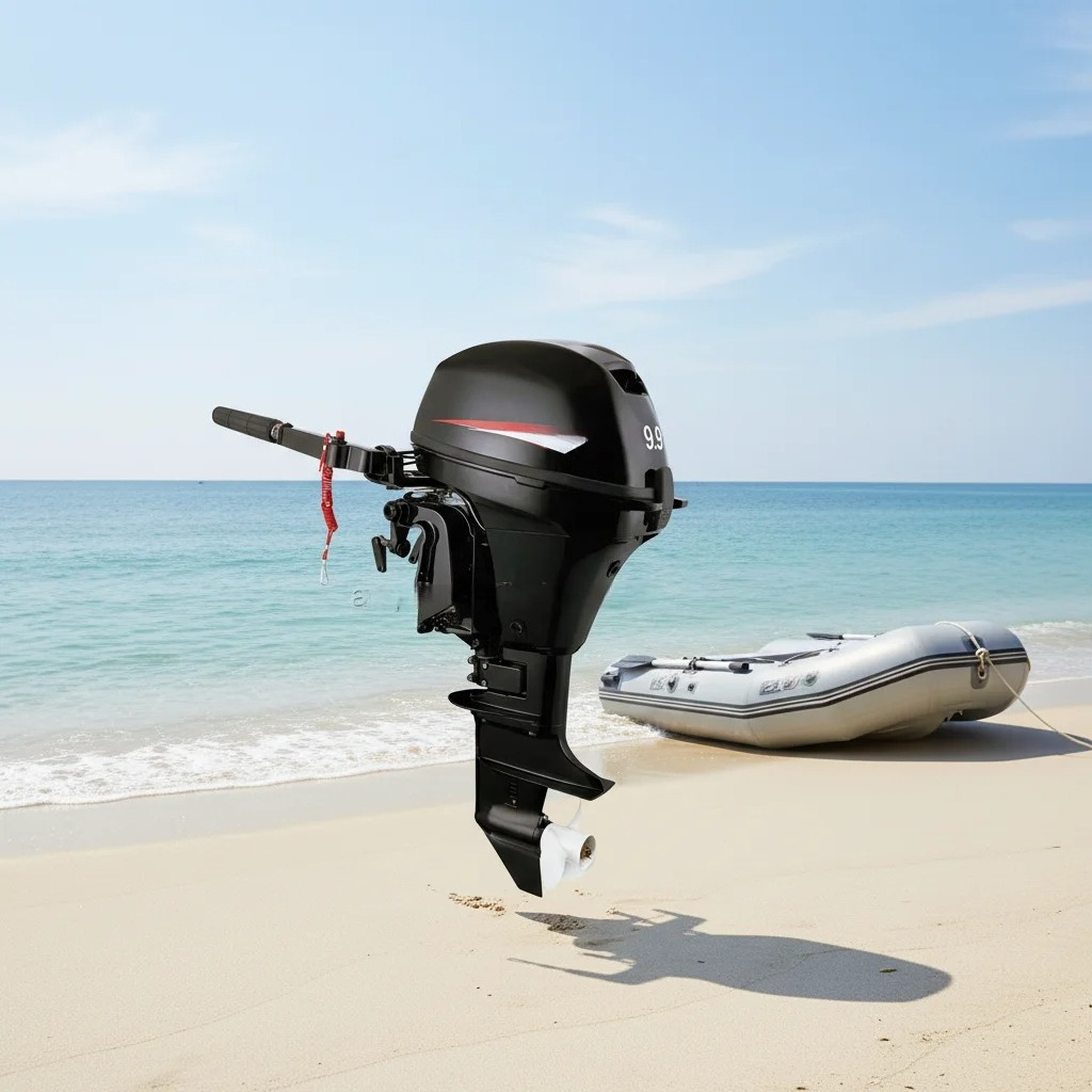 Outboard Motor 9.9Hp 4 Stroke - AIQIDI Popularny 4-suwowy silnik zaburtowy 9.9HP