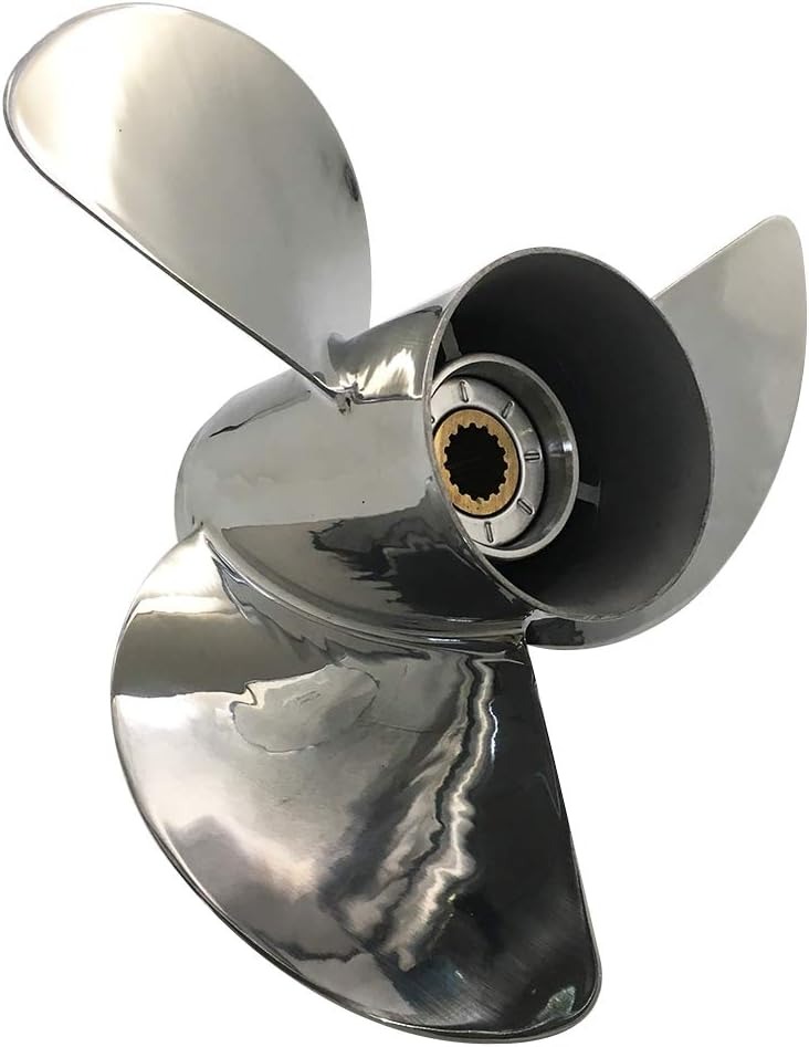 Outboard Motor Propeller Stainless - Nowa śruba napędowa Winibo 3-łopatkowa ze