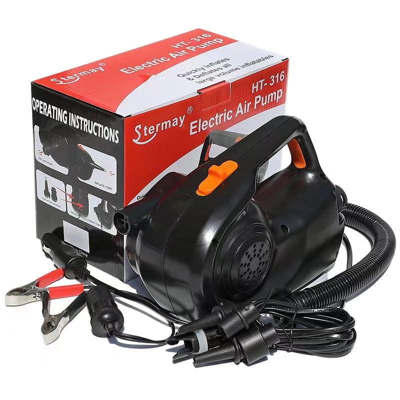 HT-316 12V zacisk akumulatora  – Inflatable Boat Electric Pump recenzja i cena