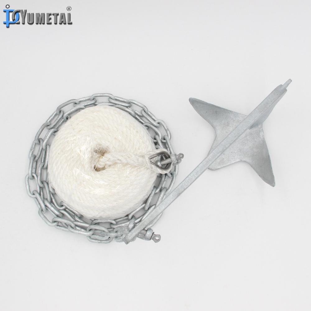 Zestaw kotwic Bruce z liną i ł – Boat Anchor Kit Galvanized recenzja i cena