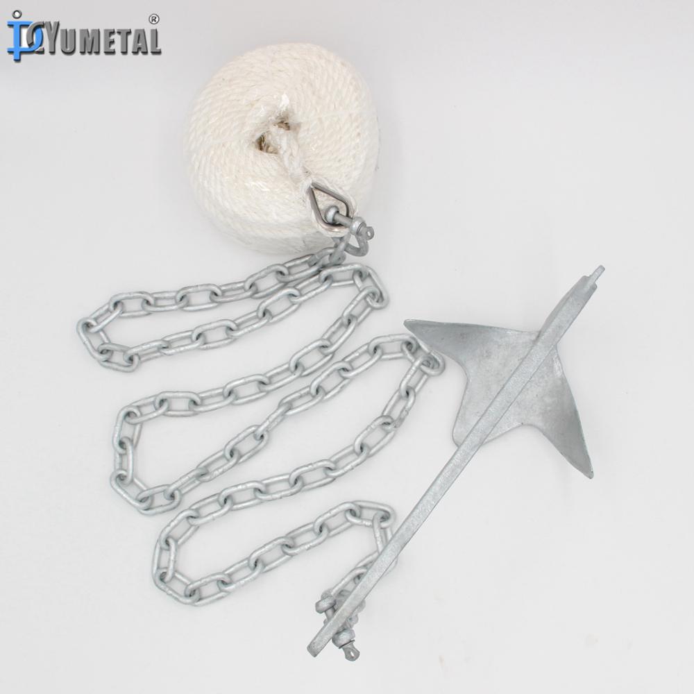 Zestaw kotwic Bruce z liną i ł – Boat Anchor Kit Galvanized recenzja i cena
