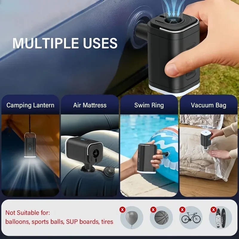 Mini pompka powietrza z możliw – Inflatable Boat Electric Pump recenzja i cena
