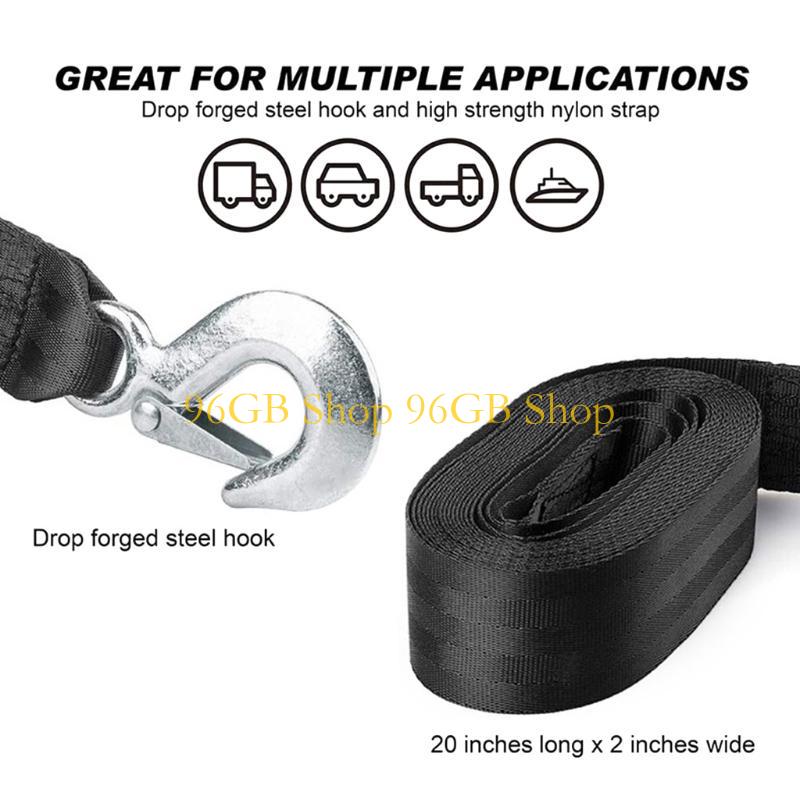 96 Materiały do ​​transportu m – Boat Trailer Winch Strap recenzja i cena