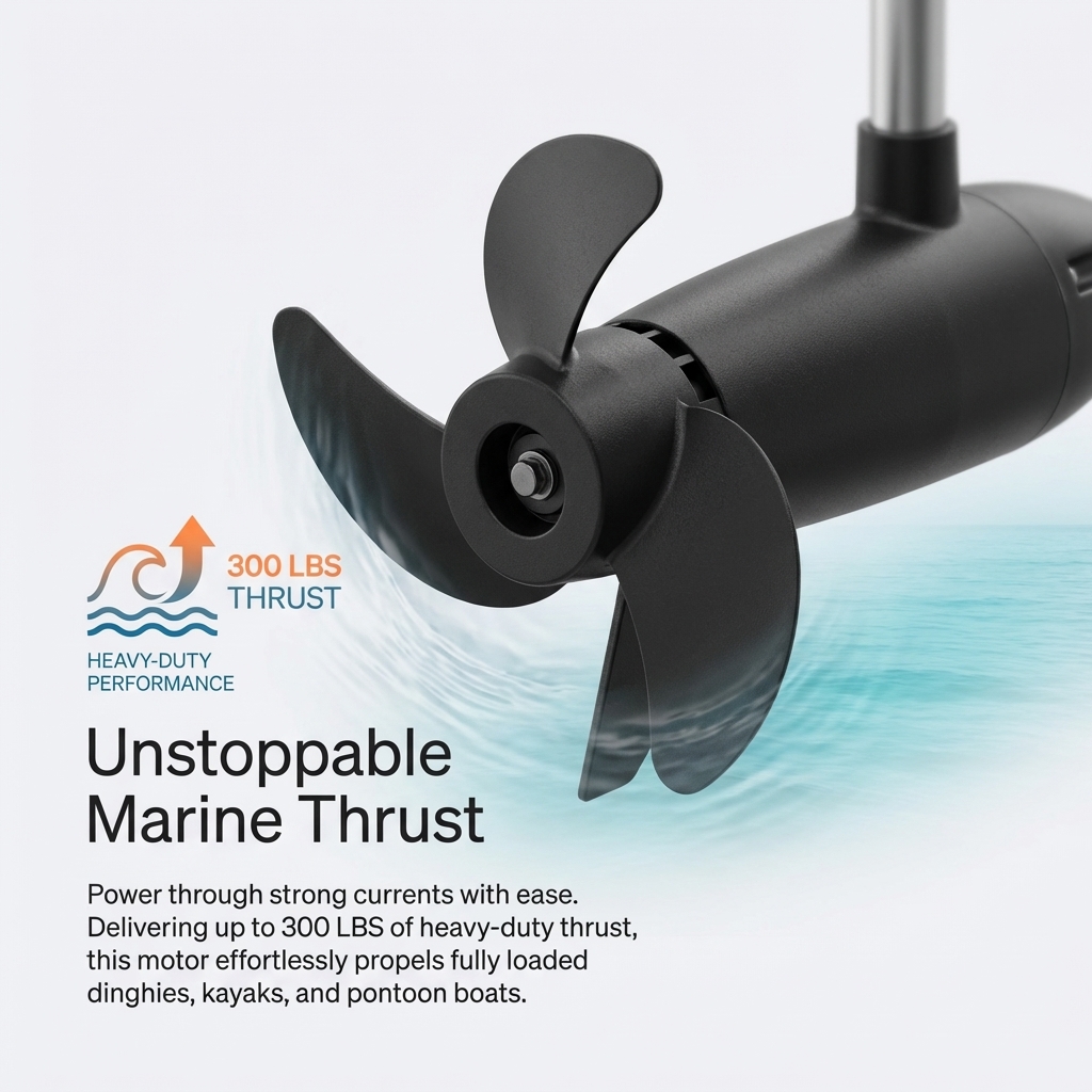 Bezszczotkowy silnik trollingo – Electric Outboard Motor 3Hp recenzja i cena