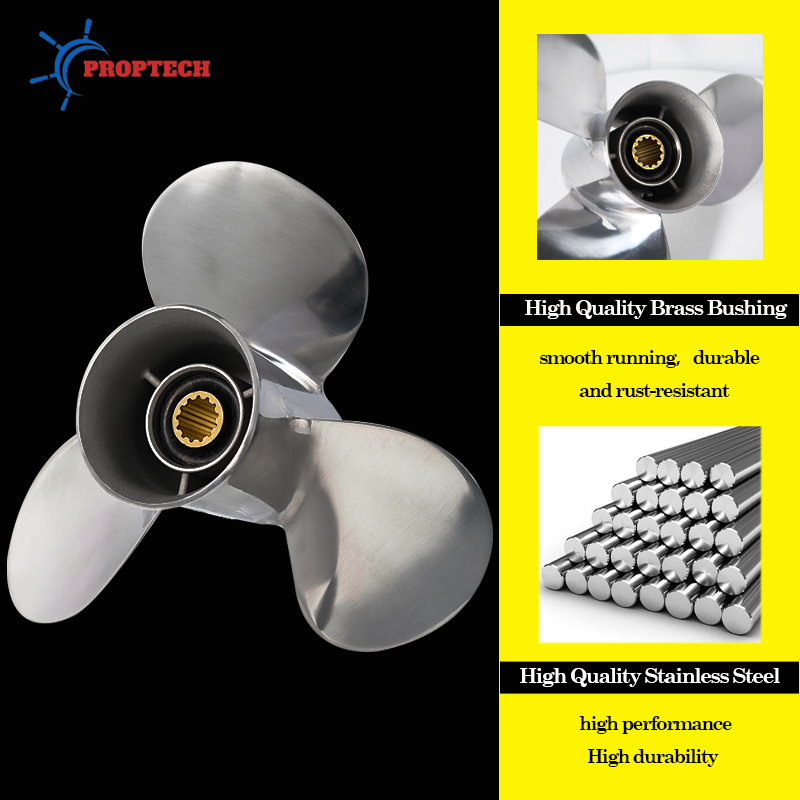 Śruba napędowa 11 1/8x14 do ło – Outboard Motor Propeller Stainless recenzja i cena