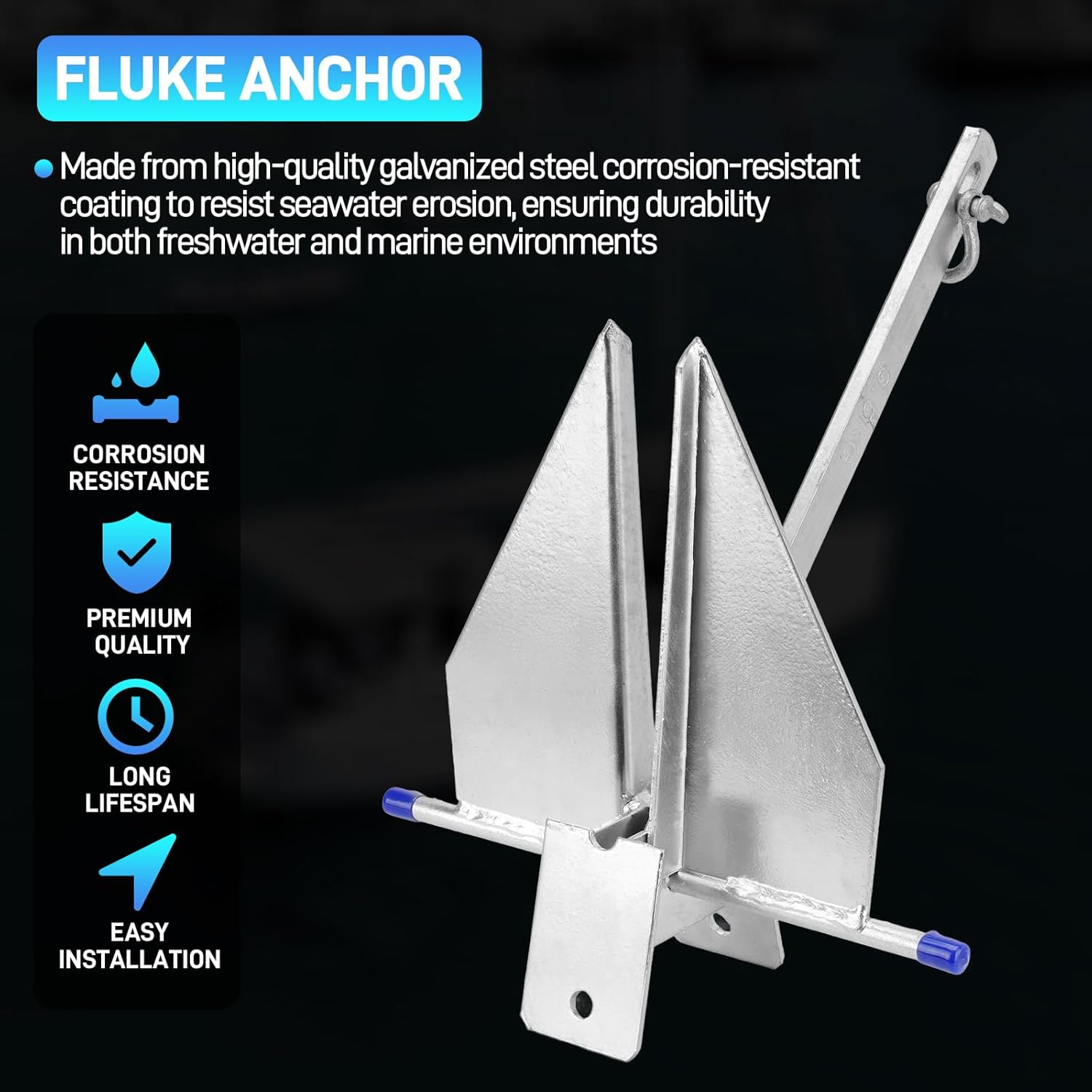Zestaw kotwic do łodzi o dużej – Boat Anchor Kit Galvanized recenzja i cena