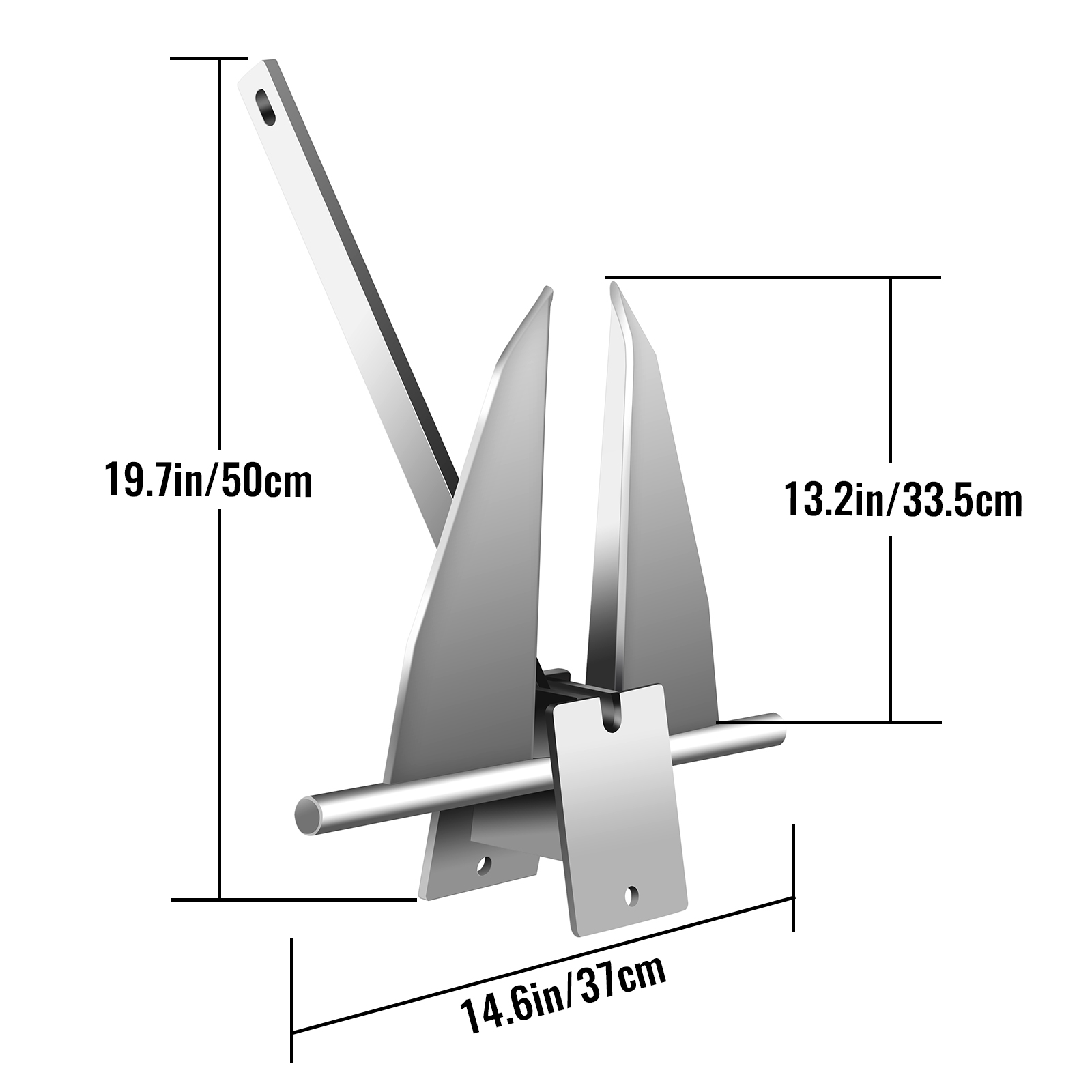 Zestaw kotwic ze stali ocynkow – Boat Anchor Kit Galvanized recenzja i cena