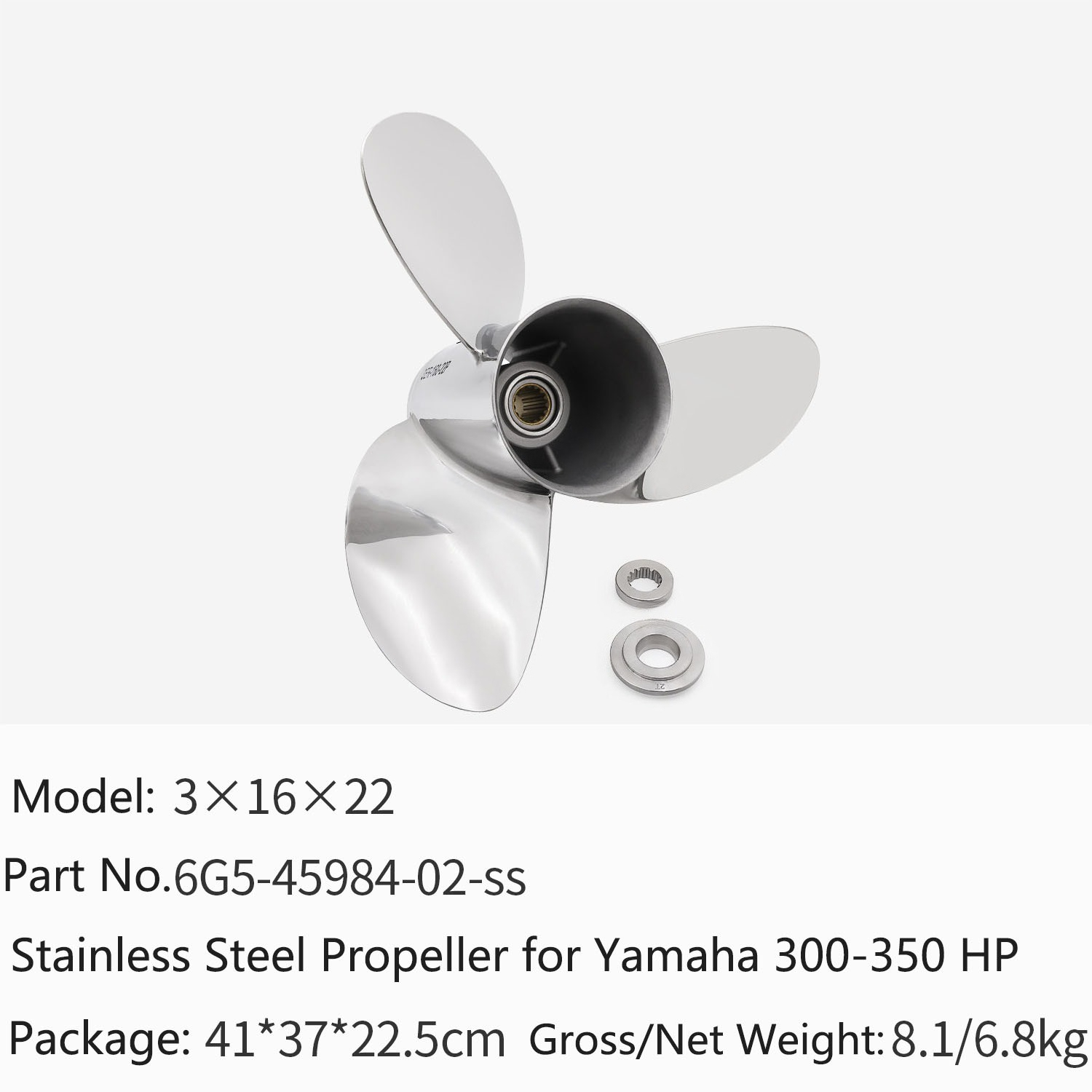 Śruba napędowa ze stali nierdz – Outboard Motor Propeller Stainless recenzja i cena